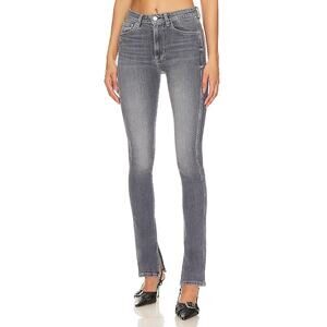 3X1 N.Y.C. 'Kaya' Grey Split Skinny Denim Jean Size 25